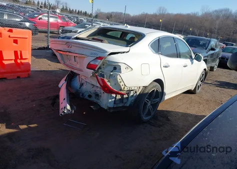 2011 Infiniti M37X z USA, uszkodzony, nr VIN JN1BY1AR8BM371345